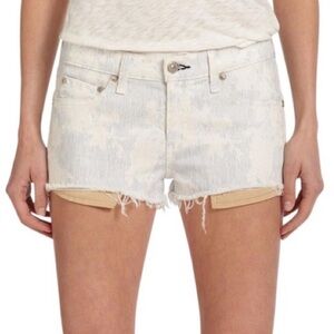 Rag & Bone Jean Kahuna Cut Off Denim Shorts size 26